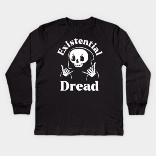 Existential Dread Kids Long Sleeve T-Shirt